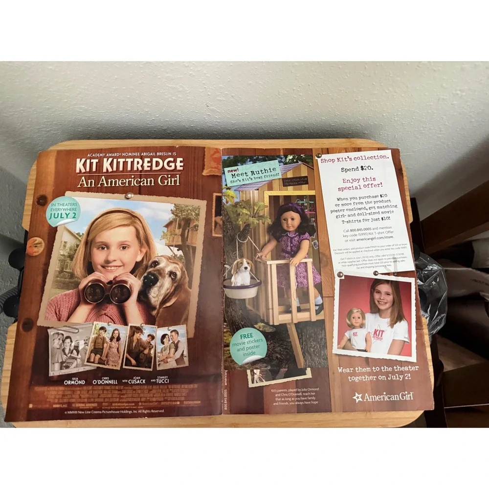 American Girl Kit Kittredge DVD Movie Media Bundle 2008 Promo Lot